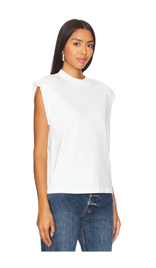 Shop Anine Bing Auburn Tee In Ivory