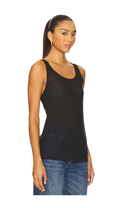 Anine Bing Eugene Tank In Black