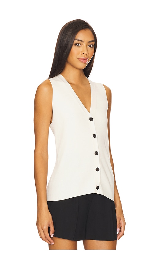 Anine Bing Lawrence Vest In White