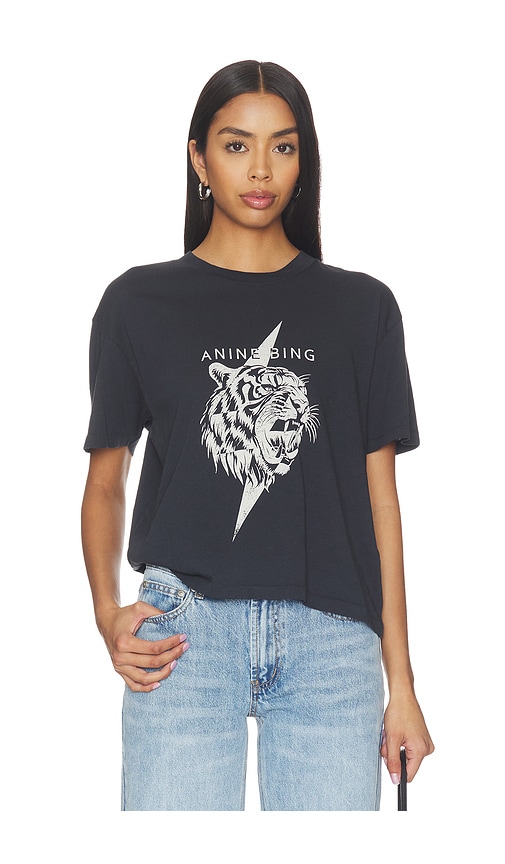 ANINE BING Walker Tiger Tee