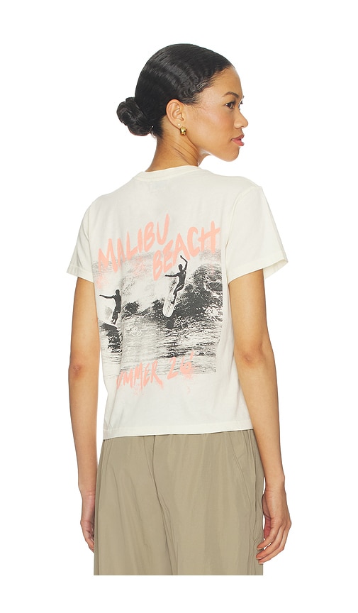 ANINE BING T-SHIRT SURFEUR SHELLEY en Ivory Taille XS Also en S M L 133 €