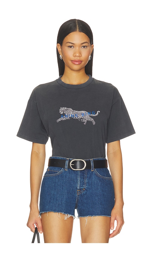 ANINE BING Cade Tee Leopard