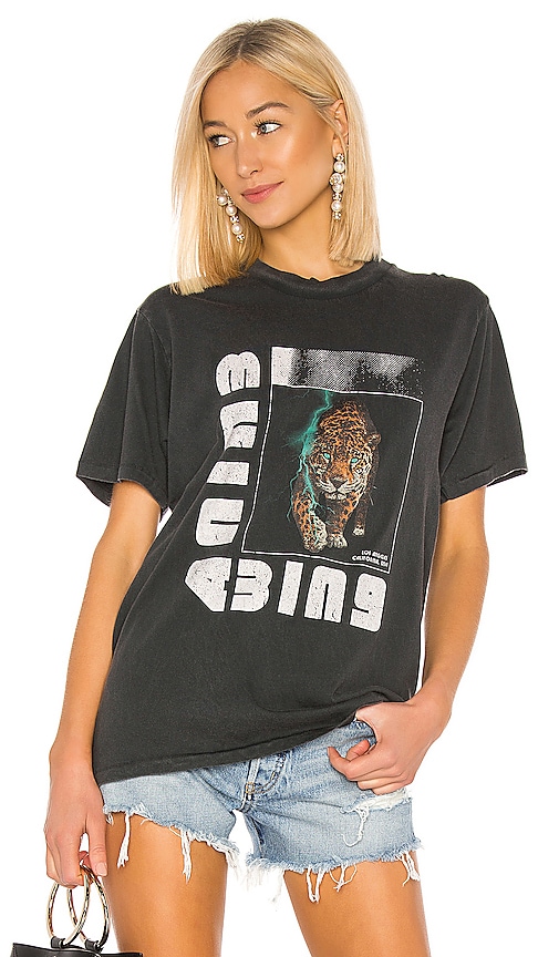 ANINE BING Wild Cat Bing Tee in Black REVOLVE