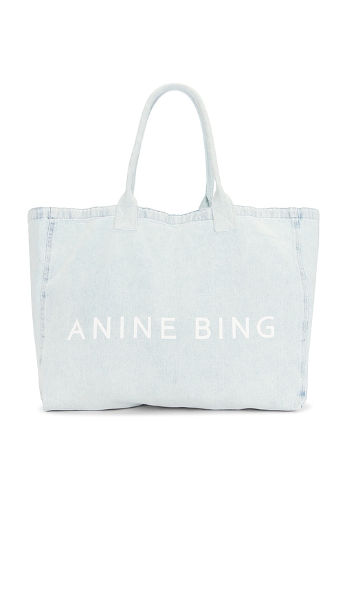 ANINE BING SAC CABAS EN JEAN LEO en Blue 107 €