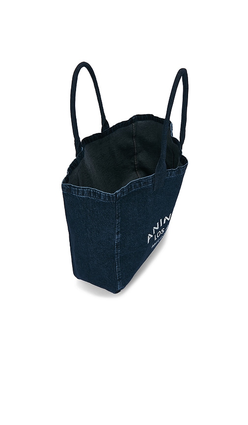 ANINE BING Leo Denim Tote Bag | Thumbnail 4