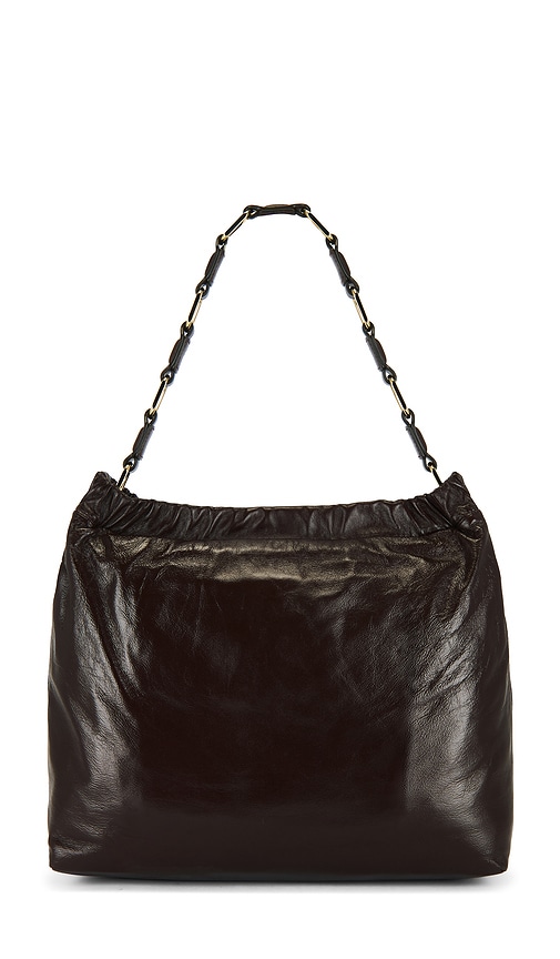 Anine Bing Kate Chain Logo Shoulder Bag