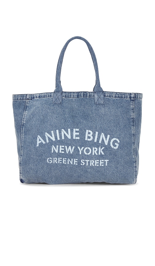 Anine Bing Leo Canvas Tote
