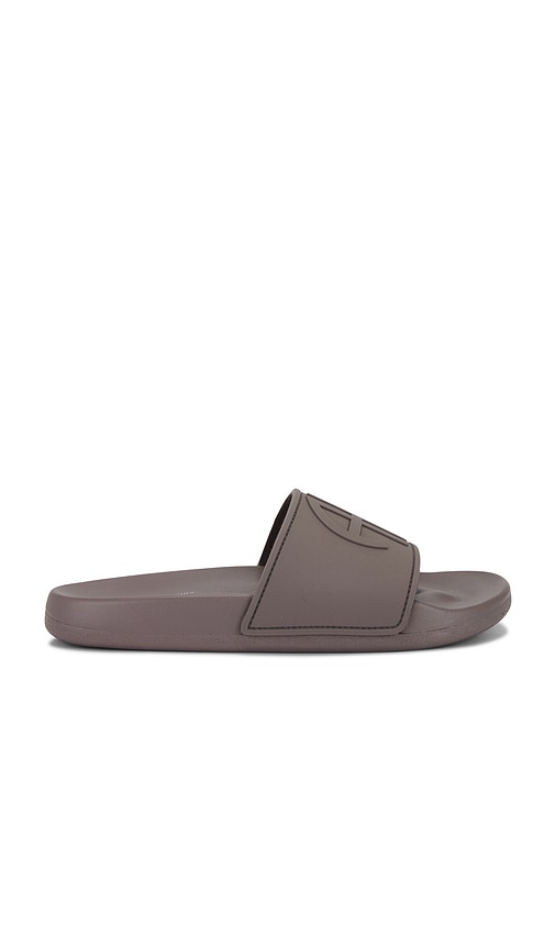 Shop Anine Bing Isla Slides In 铁青色