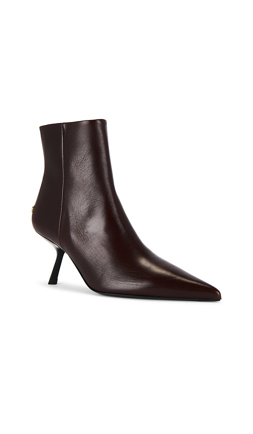 Anine Bing Hilda High Heel Boot In Burgundy