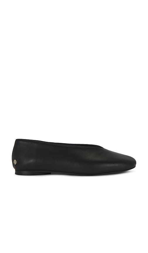 ANINE BING Ana Flat in Black. - size 36 (also in 37, 40)