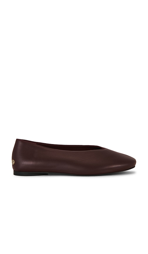 Anine Bing Ana Flat In Fig