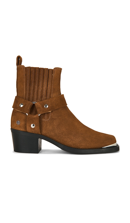 ANINE BING Mid Biker Boot in Cognac. - size 36 (also in 37, 38, 39, 40)