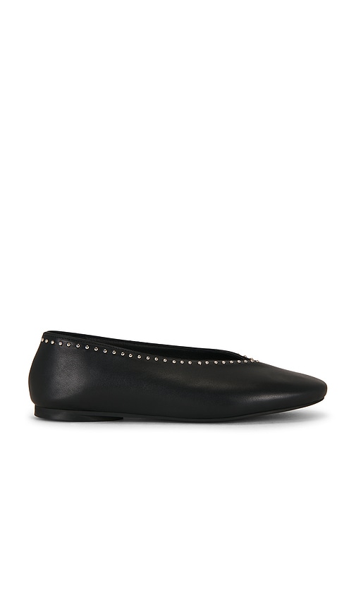 Anine Bing Ana Studs Flat In Black
