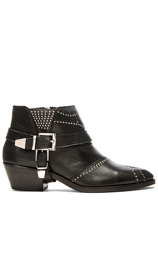 ANINE BING Studded Boots with Buckles 