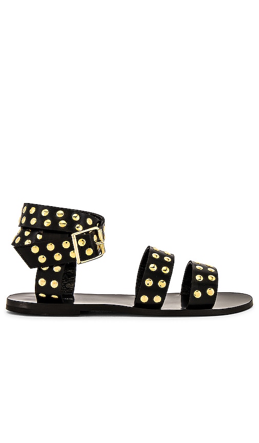 ANINE BING Gia Sandal in Black REVOLVE