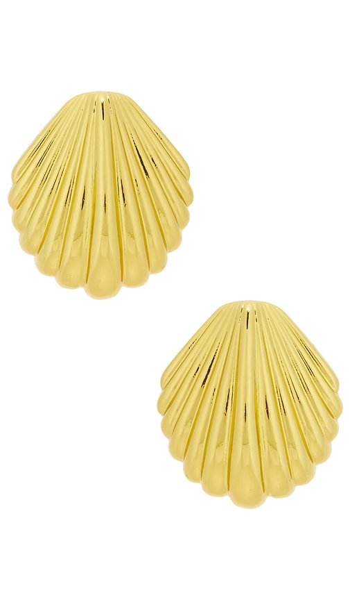 Ocean Treasure Earring in Metallic Gold.