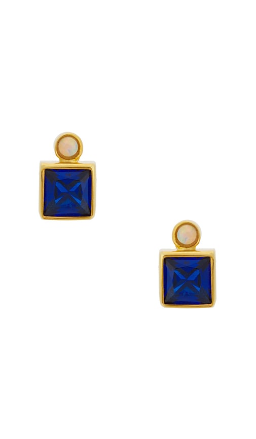 ANNI LU Bling Stud Earrings in Royal 33$