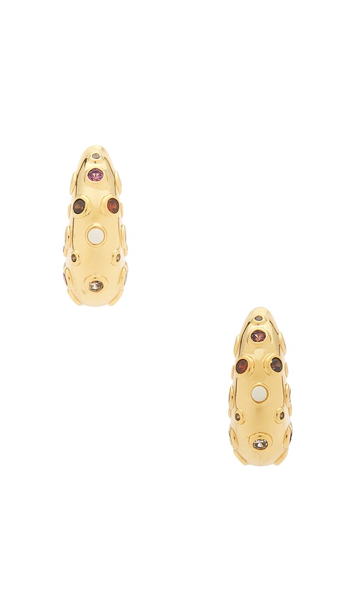  Anni Lu Creolen Crystal In Metallic Gold. 