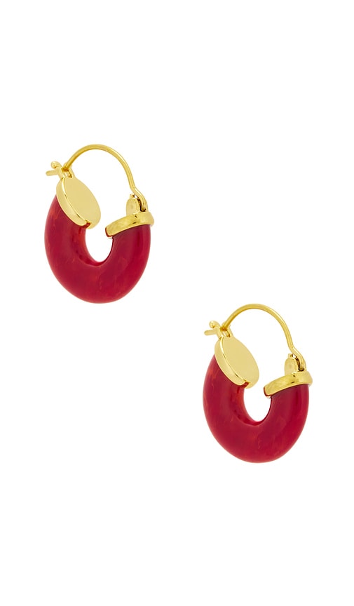 Petit Swell Hoop in Red.