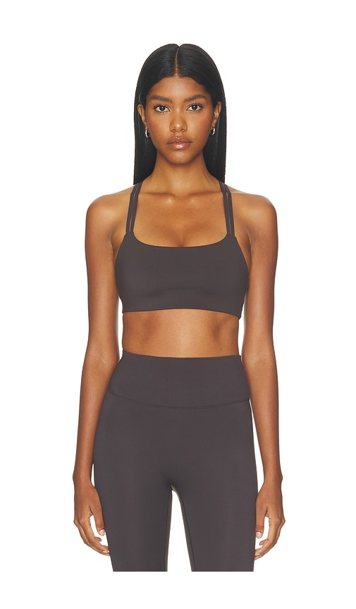 Adanola Ultimate Cross Back Bra in Brown. - size M (also in S, XL)