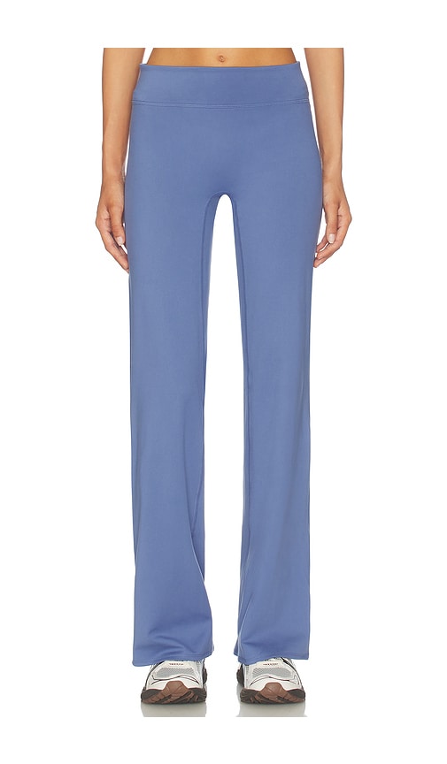 Adanola Low Rise Yoga Pant in Blue. - size L (also in M, S, XL, XS)