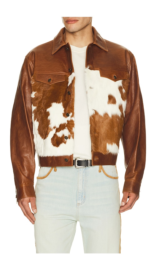 Austin Post Leather Trucker Jacket | Thumbnail 11 Austin Post Leather Trucker Jacket | Thumbnail 11