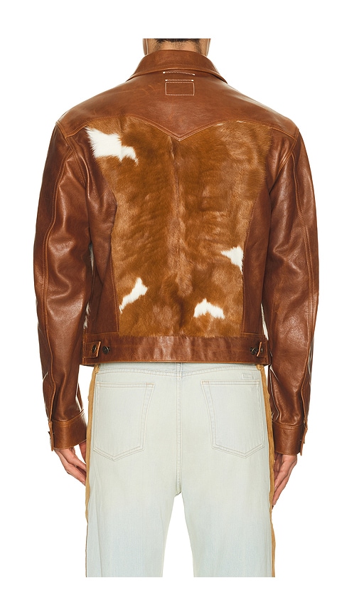 Austin Post Leather Trucker Jacket | Thumbnail 12 Austin Post Leather Trucker Jacket | Thumbnail 12