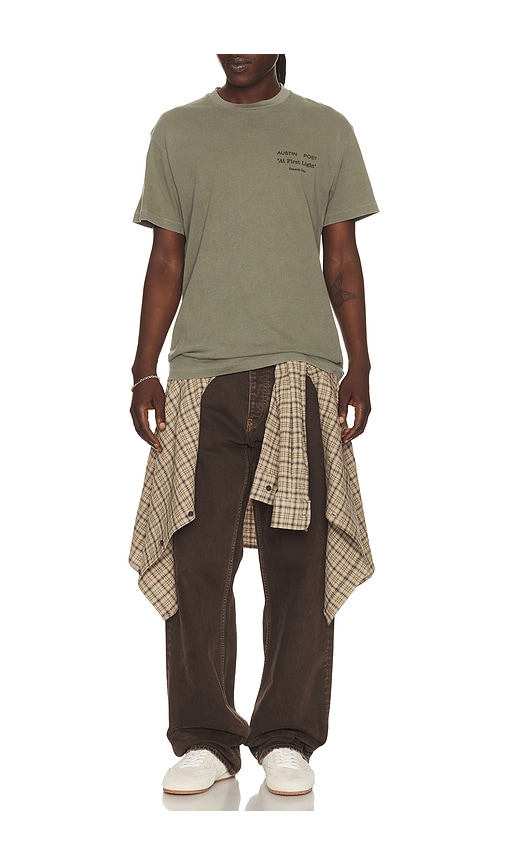  Austin Post X Matt Mccormick Among The Low Light Standard Tee In Green. Taglia S. Also In M, L, Xl/1x, Xxl/2x. 