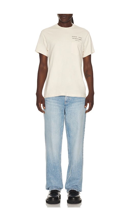  Austin Post X Matt Mccormick Ceremony Of Certainty Stage Pocket Tee In Cream. Size S. Also In M, L, Xl/1x. 