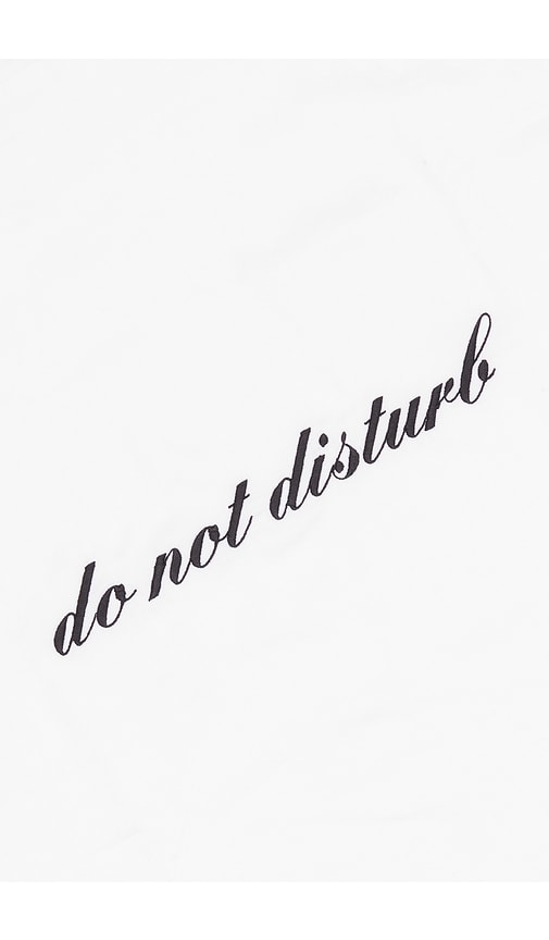  Abbode Bitte Nicht Stören-kissenbezug Do Not Disturb Pillowcase In White. 