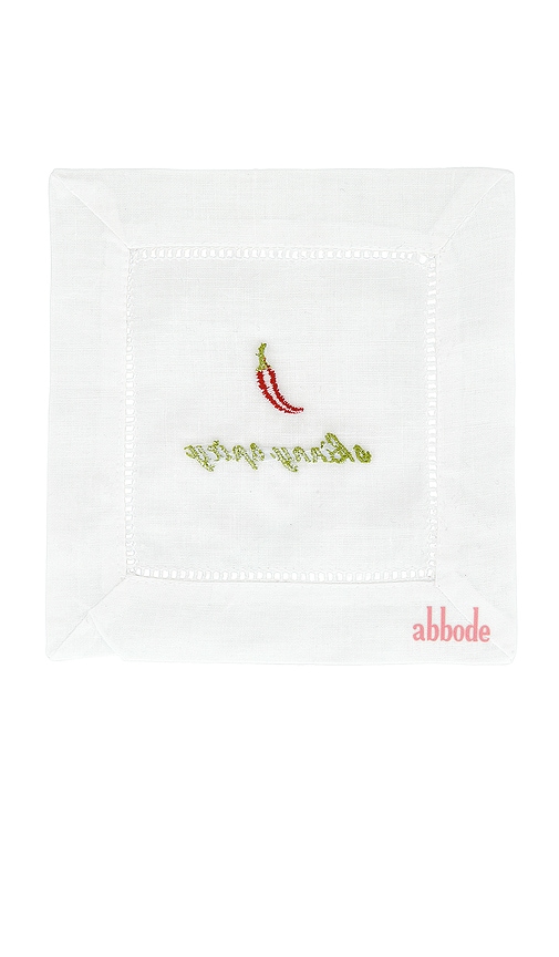  Abbode Skinny Spicy Napkin In White. 