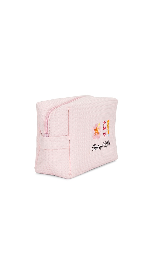  Abbode Out Of Office Waffle Pouch In Pink. 