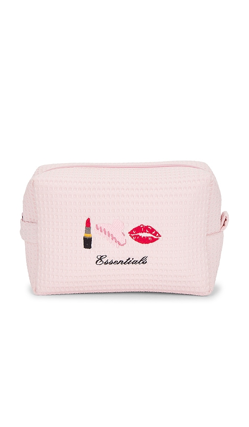 Abbode The Essentials Waffle Pouch in Blush.
