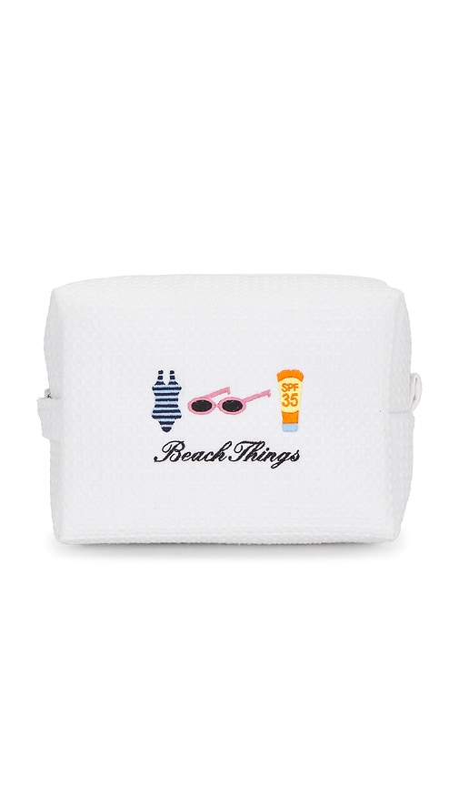 Abbode Beach Things Waffle Pouch in Cloud 68$