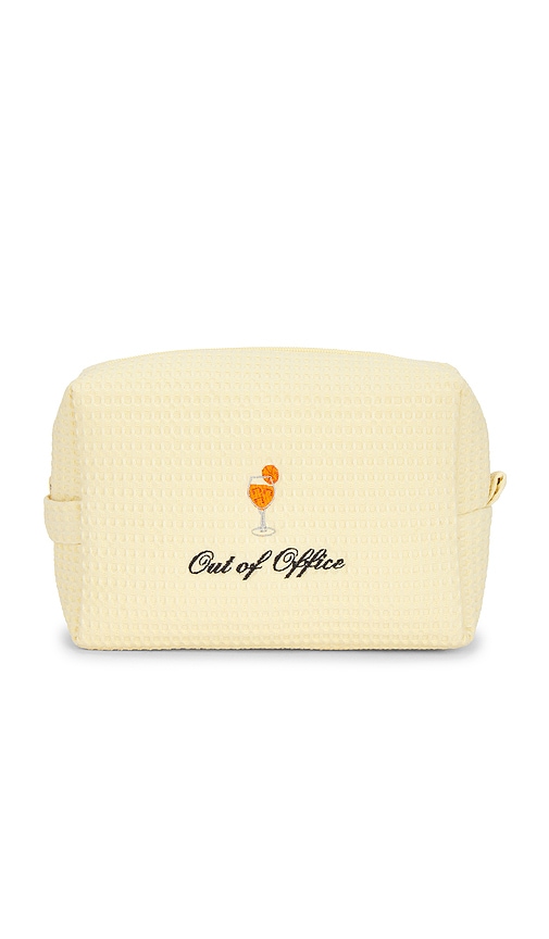 Abbode Out Of Office Spritz Waffle Pouch in Butter 68$