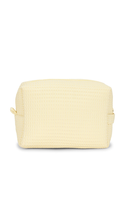  Abbode Pochette Waffle Pouch En Lemon. 