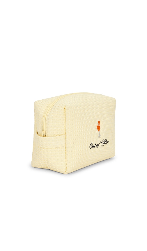  Abbode Out Of Office Spritz Waffle Pouch In Lemon. 