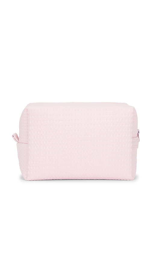 Abbode Snack Time Waffle Pouch In Pink
