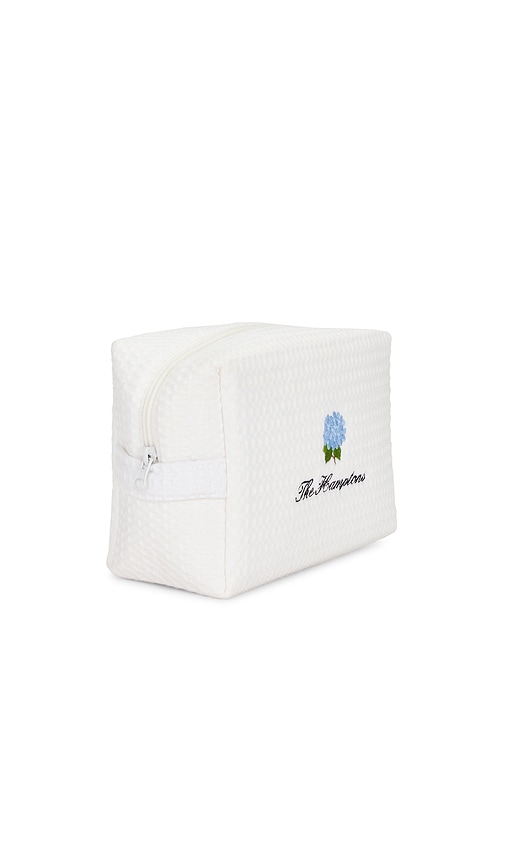  Abbode The Hamptons Waffle Pouch In White. 