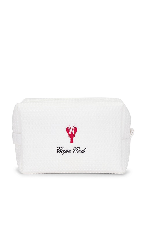 Abbode Cape Cod Waffle Pouch in Cloud.