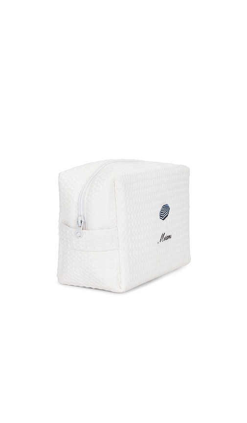  Abbode Miami Waffle Pouch In White. 