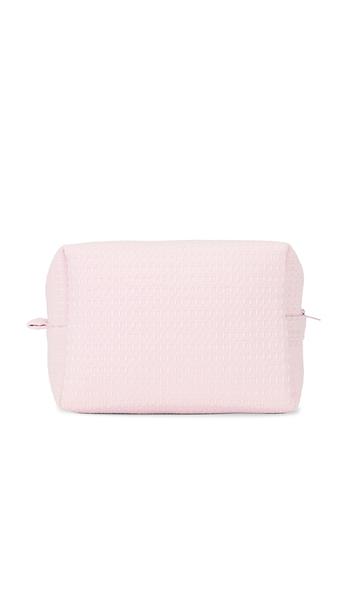 Abbode Bisous Waffle Pouch In Pink