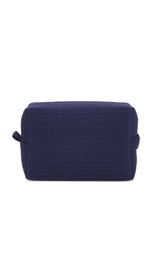  Abbode Pochette Waffle Pouch En Navy. 