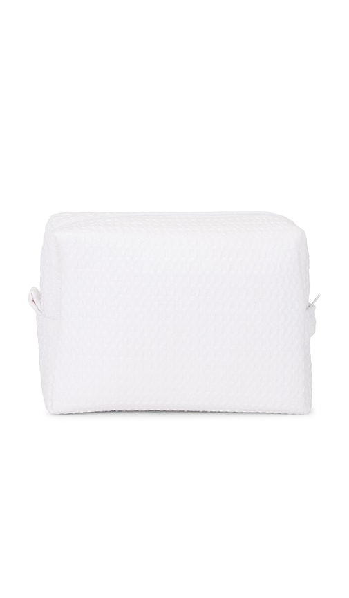 Abbode Jet Setter Waffle Pouch In Gray