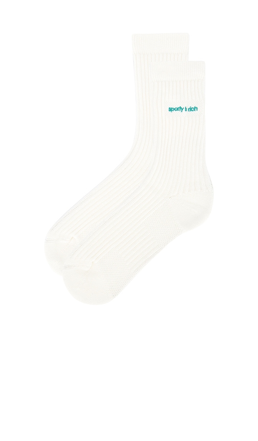 Adidas Originals X Sporty & Rich Socks In White