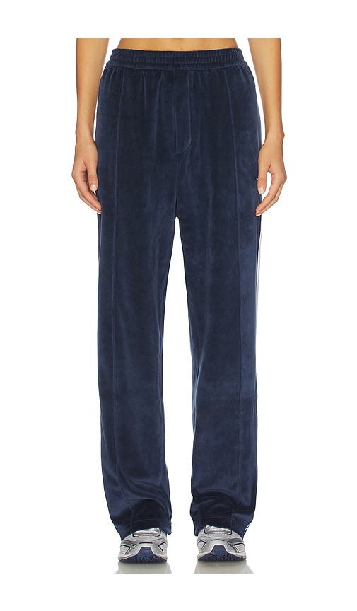 Adidas Originals X Wales Bonner Velour Track Pant In Blue