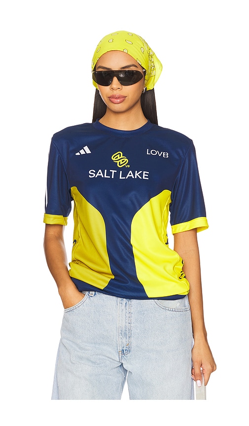 Adidas Originals X Lovb Salt Lake Jersey In Blue