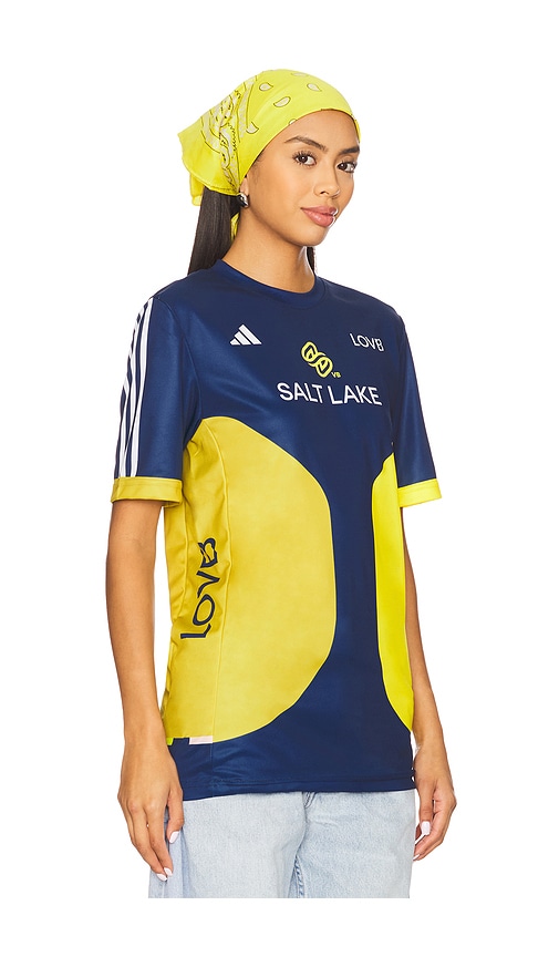 Adidas Originals X Lovb Salt Lake Jersey In Blue