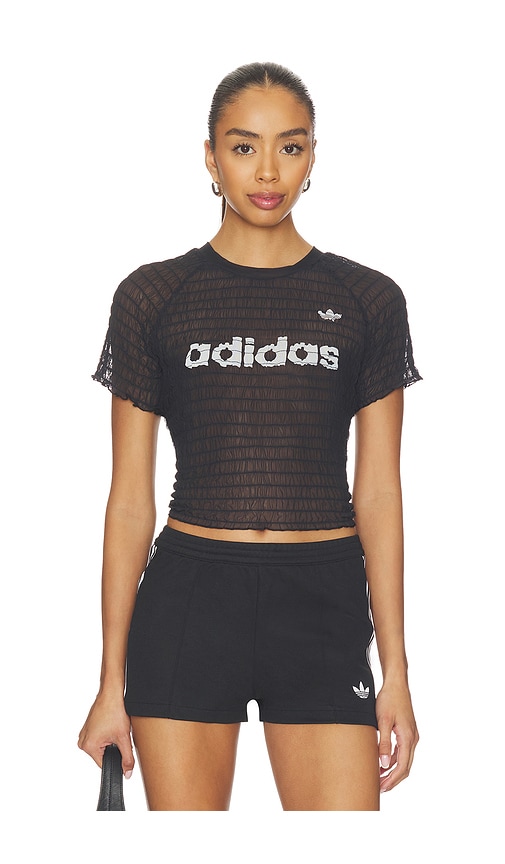 adidas Originals Smocked Cali Tee - Women's Clothing