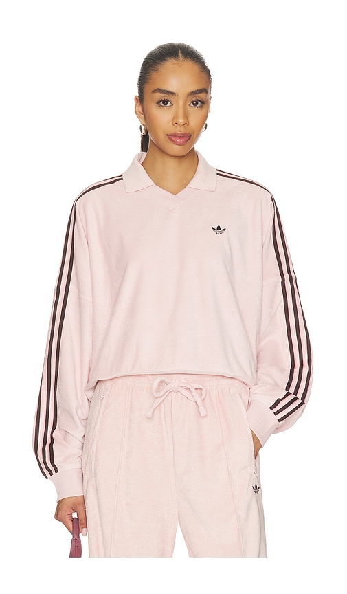 adidas Originals Terry Towel V Neck Top